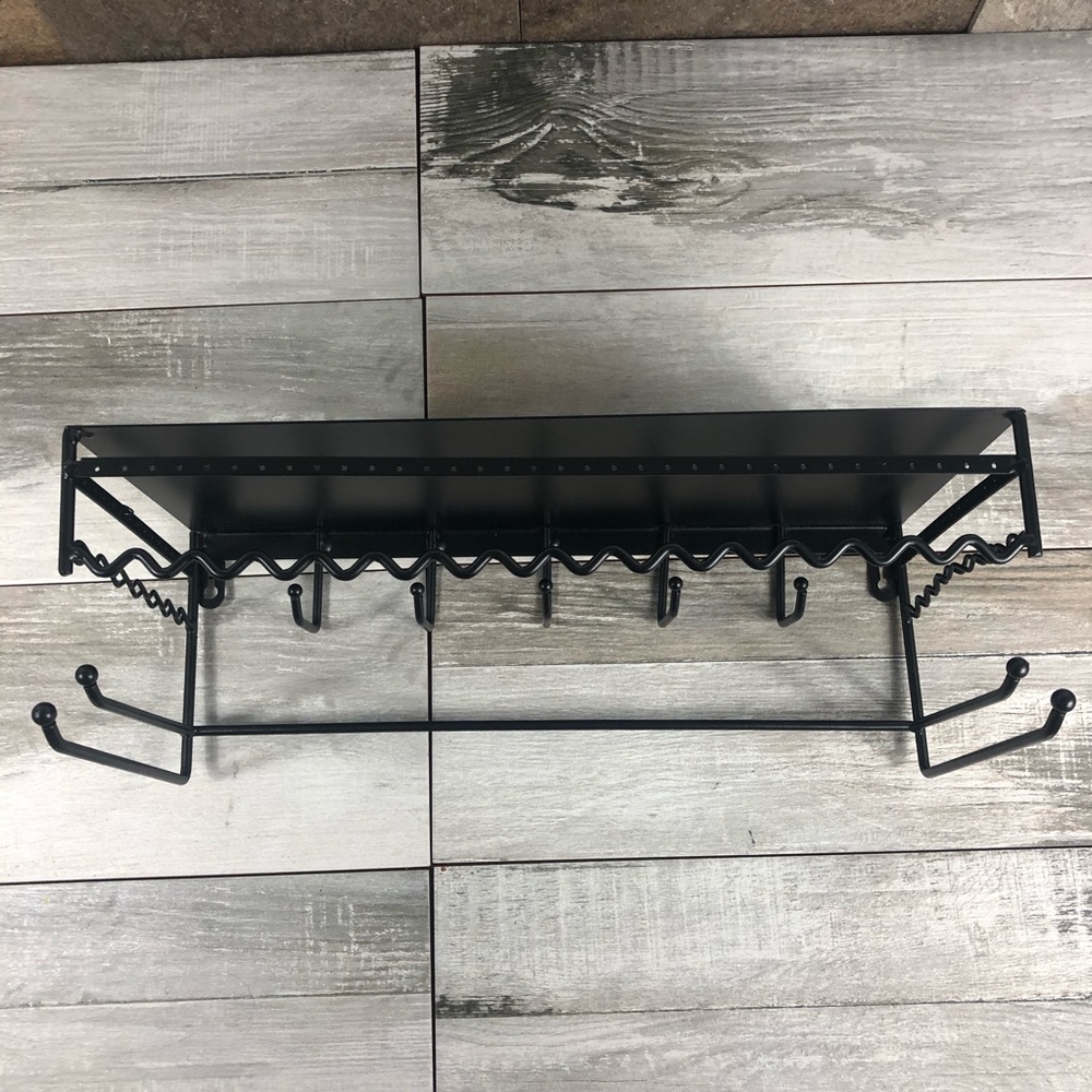 Shelf with hangers